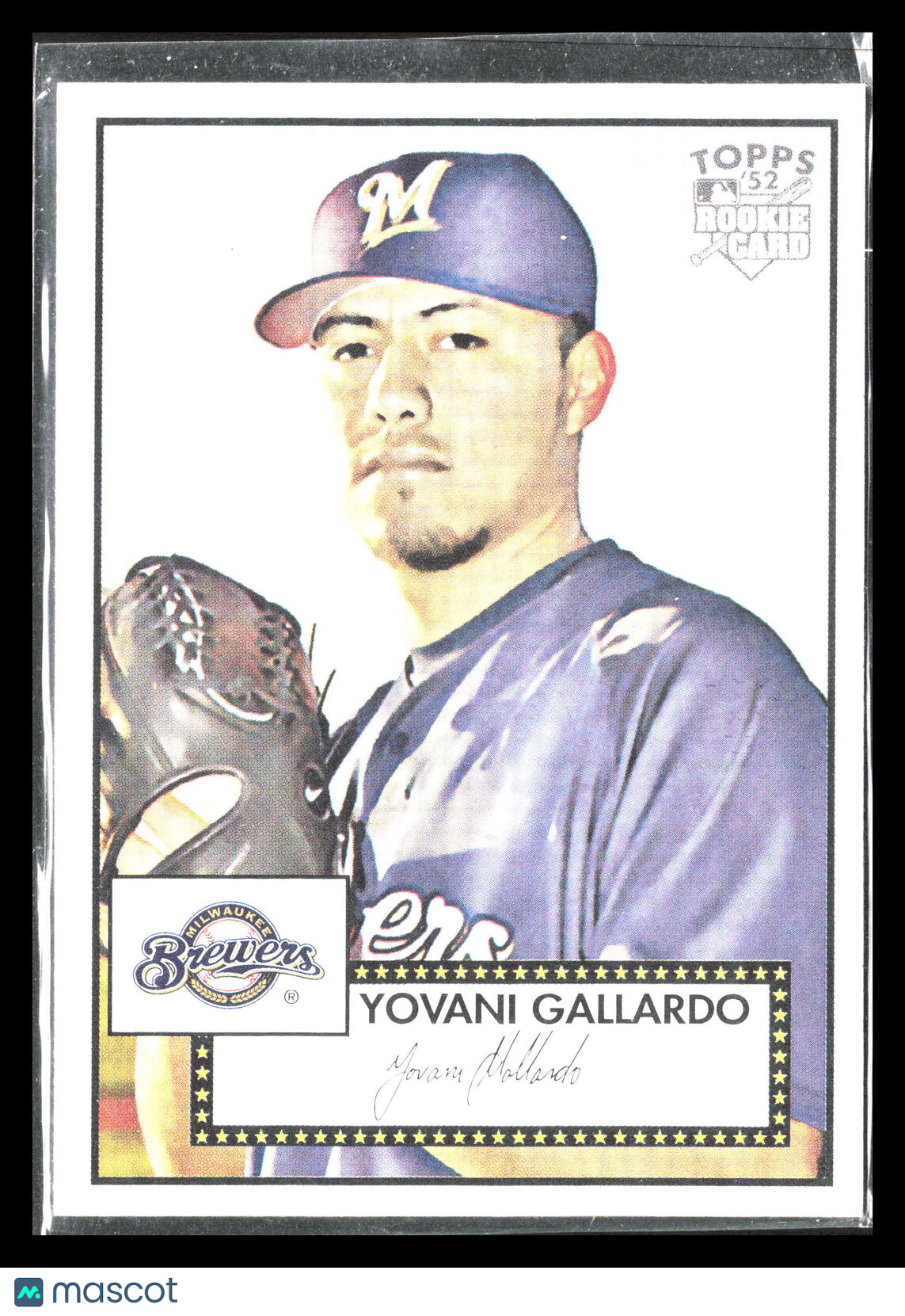 Yovani Gallardo 2007 Topps Rookie 1952 Edition #120 RC Rookie