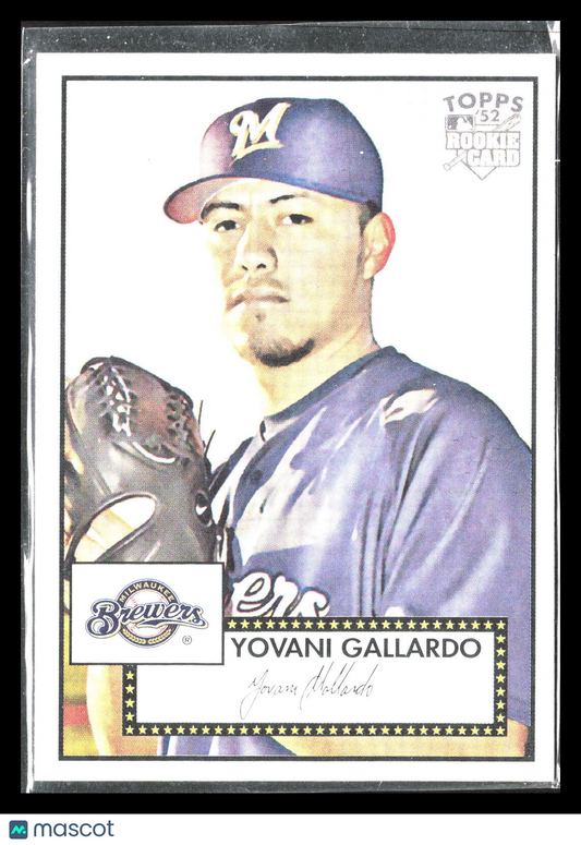 Yovani Gallardo 2007 Topps Rookie 1952 Edition #120 RC Rookie