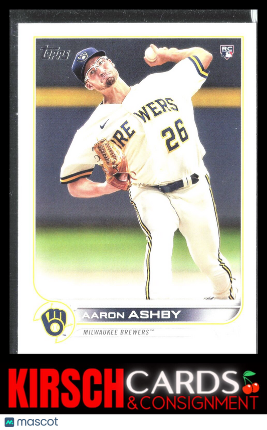 Aaron Ashby 2022 Topps #78b Milwaukee Brewers