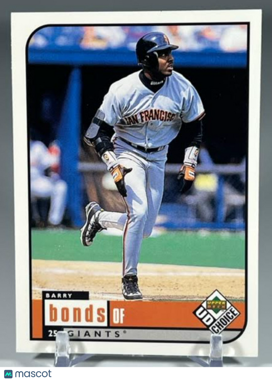 1999 UD Choice Card #140 Barry Bonds