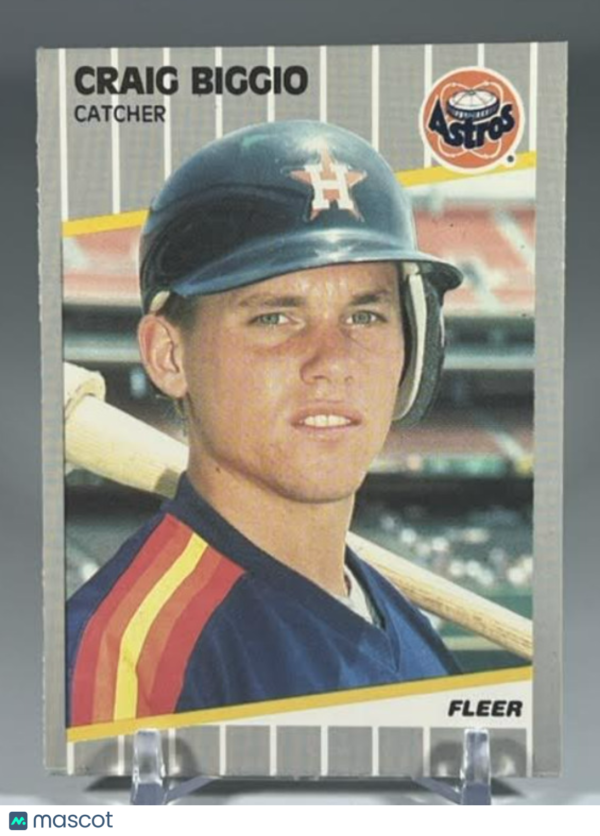 1989 Fleer Craig Biggio Rookie #353 Houston Astros Baseball Card