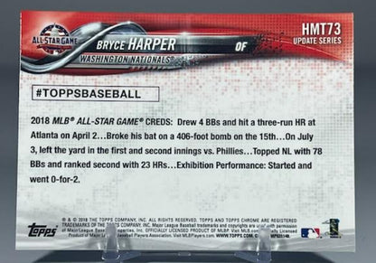 2018 Topps Chrome Update Series Bryce Harper #HMT73 Nationals