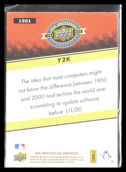 Y2K 2009 Upper Deck 20th Century #1391