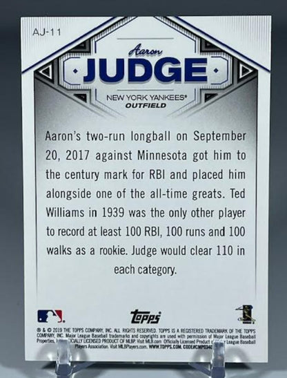 2019 Topps Aaron Judge Highlights #AJ11 Aaron Judge